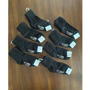 3-4 year old BLACK SOCKS, 8 pairs, NEW with tag, The Children's Place